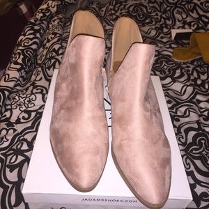 J Adams tan ankle boots